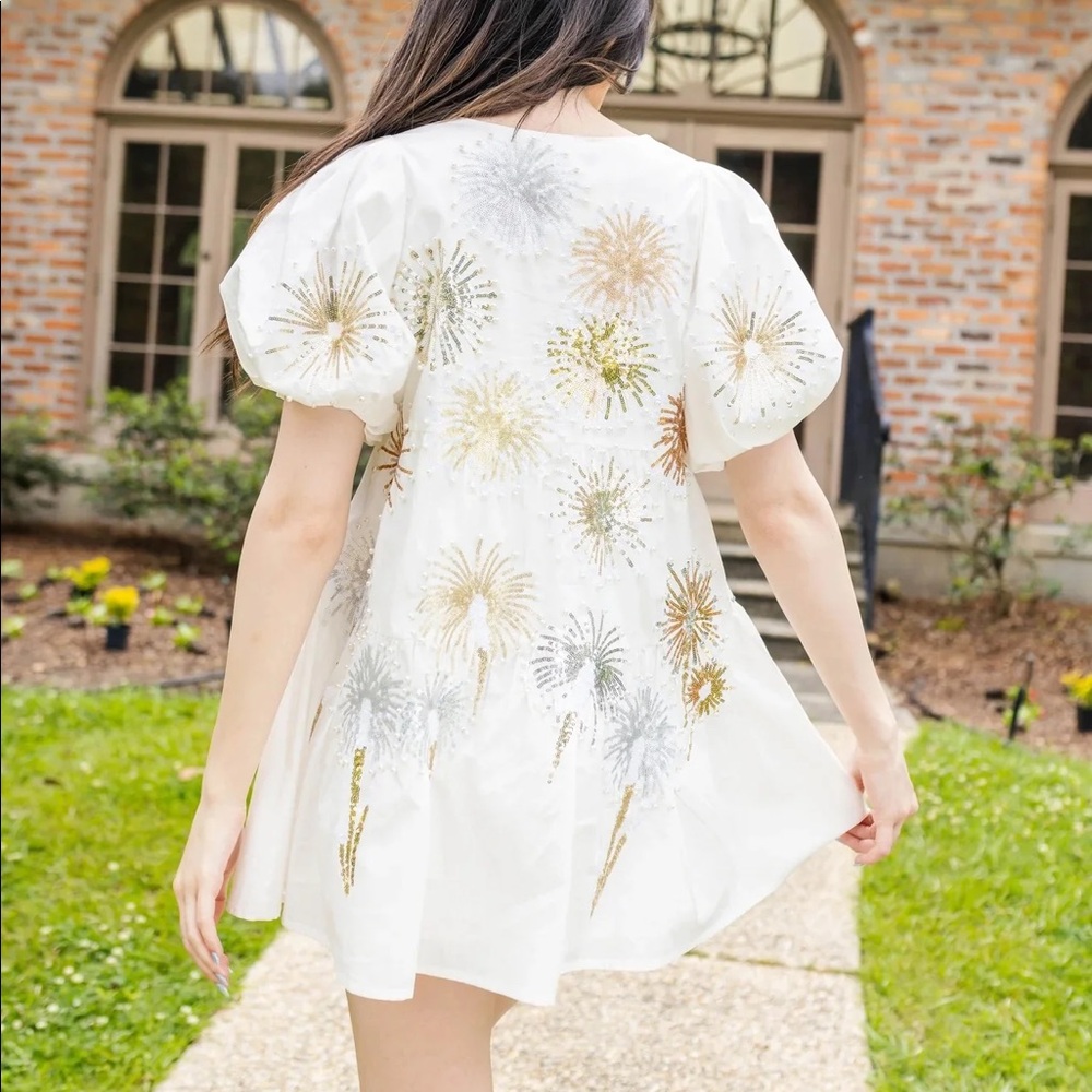 Queen of sparkles firework dress